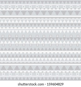 Ethnic style geometric pattern. Seamless background. Vector illustration. 