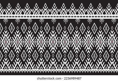 Geometrisches Muster im Ethnischen Stil, traditionelles Design für Hintergrund, Tapeten, Kleidung, Stoff, Vektorgrafik