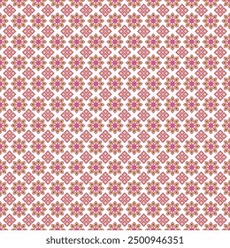 Ethnic style pattern in Myanmar. The pattern is a mix of yellow, pink, light blue, blue, and purple. It is perfect for clothes, skirts, curtains, slow-motion, and all kinds of prints. EPS 10 high reso
