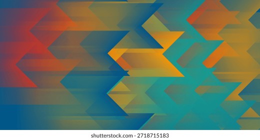 Patrón sin fisuras de estilo étnico con líneas de chevron. Fondo ornamental de los nativos americanos. Motivo tribal. Fondo de pantalla de mosaico colorido