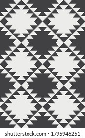 Ethnic style seamless pattern design. Vector illustration.