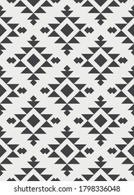 Ethnic style seamless pattern design. Vector illustration.
