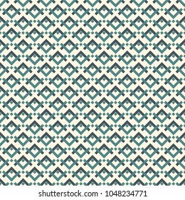 Ethnic style seamless pattern with geometric figures. Native americans ornamental abstract background. Tribal motif. Boho chic digital paper, textile print, page fill. Vector art