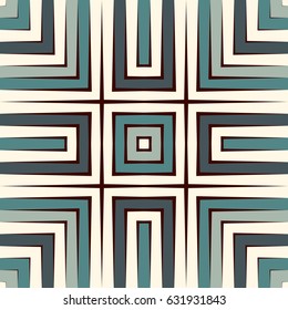 Ethnic style seamless pattern with geometric figures. Native americans ornamental abstract background. Tribal motif. Digital paper, textile print, page fill. Vector art