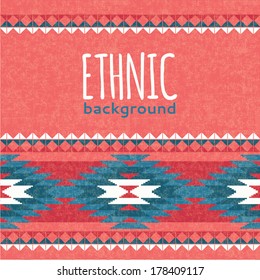 Ethnic style textile background