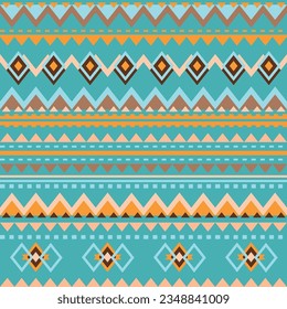 Ethnic styled rows in blue Savanne theme