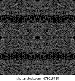 ethnic stylized seamless pattern