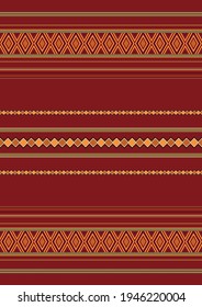 Ethnic textile background. Mexican striped blanket , rug seamless pattern. Vector serape design. Native American Textile.