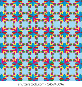 ethnic textile design vector art