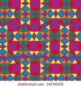 ethnic textile design vector art