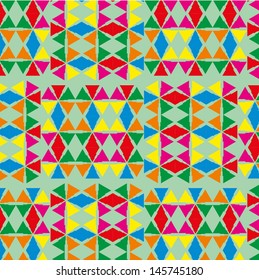 ethnic textile design vector art