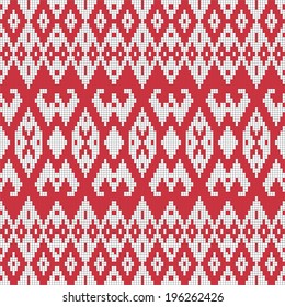 Ethnic textile ornamental seamless pattern. Can be used in textiles, for book design, website background.