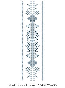 ethnic textile pattern lace fabric curtain vector illustration illustrator