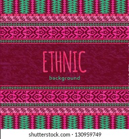 Ethnic textile seamless background