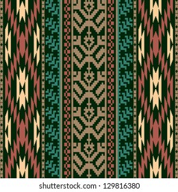 Ethnic textile seamless pattern