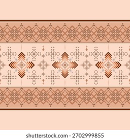 Ethnische Textur Ornament nahtloses Muster Stoff, Stickerei Design, Kleidung Sarong, Schal, Tapete, Dekoration, abstrakte Tapete