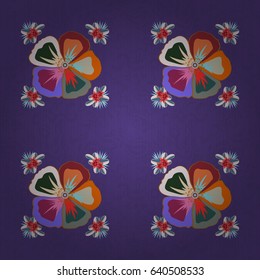 Ethnic towel, henna style. Vector Indian floral Paisley patten. Seamless ornament print in pink, orange and blue colors. Can be used for greeting or business cards, backdrop, fabric or textile.