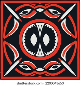 Ethnic Traditional African Style Symbols - Pattern Design