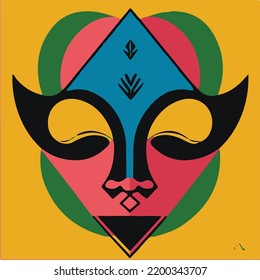 Ethnic Traditional African Style Symbols - Pattern Design