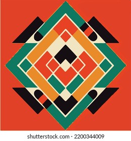 Ethnic Traditional African Style Symbols - Pattern Design