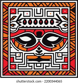 Ethnic Traditional African Style Symbols - Pattern Design