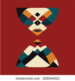 Ethnic Traditional African Style Symbols - Pattern Design