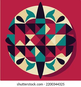 Ethnic Traditional African Style Symbols - Pattern Design