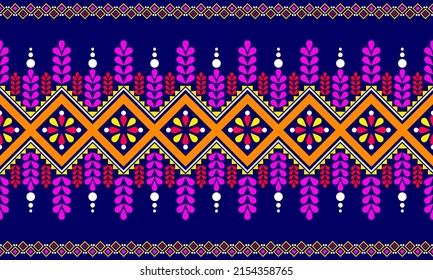 Ethnic traditional pattern. Design for background, carpet, wallpaper, clothing, wrapping, fabric. vector illustration. Seamless pattern wallpaper for textile.