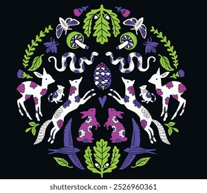 ethnic traditional tribal illustration art
