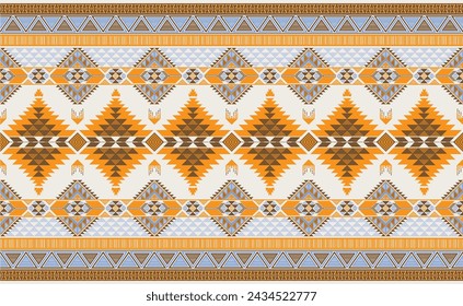 Ethnic triangle shape.Navajo art.Ikat art.Diagonal.Zigzag pattern.Chevron shape.Geometric shape.Native pattern.Arrow pattern.Seamless.Square shape.Illustration.Design for clothes.Printing.Knitting