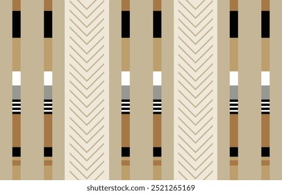 Fondo de la raya africana tribal étnica. Patrón tribal sin fisuras, bordado popular, ornamento geométrico de la tradición. Diseño tradicional para la tela, materia textil, impresión, alfombra, papel