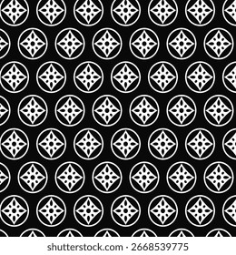 Etnia tribal padrão sem emenda Argyle. Ornamento tradicional Boho Ikat de Doodle Rhombus. Vetor Abstract Mosaic Geometric Diamond Shapes Vetor Fundo colorido.
