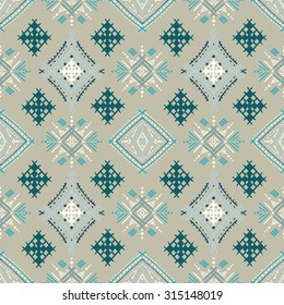 Ethnic tribal art seamless pattern. Geometric print. Boho texture. Cloth design, wallpaper, wrapping