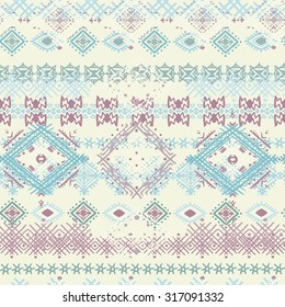 Ethnic tribal art seamless pattern. Boho print. Ethno ornament. Cloth design, wallpaper, wrapping