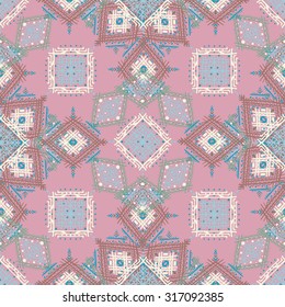 Ethnic tribal art seamless pattern. Boho print. Ethno ornament. Cloth design, wallpaper, wrapping