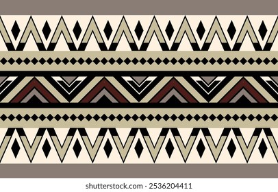 Ethnic tribal Aztec african colorful  background. Seamless tribal pattern, folk embroidery, tradition geometric Aztec ornament. Traditional design for fabric, textile, print, rug, paper