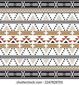ethnic  tribal aztec  black neutral and white background. Seamless tribal chevron pattern, tribal  geometric aztec ornament . ethnic  design for wallpaper, clothing, fabric, textile,  print, rug
