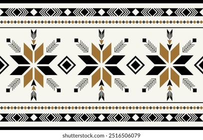 Ethnic tribal Aztec colorful background. Seamless tribal pattern, folk embroidery, tradition geometric Aztec ornament. Traditional design for fabric, textile, print, rug, paper