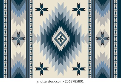 Ethnic tribal Aztec colorful background. Seamless tribal pattern, folk embroidery, tradition geometric Aztec ornament. Traditional design for fabric, textile, print, rug, paper