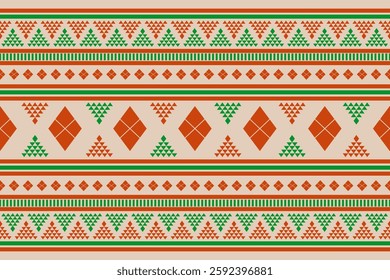 Ethnic tribal Aztec colorful background. Seamless tribal pattern,tradition geometric Aztec ornament. Traditional design for fabric, textile, print, rug, paper