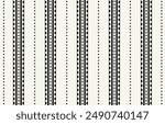 Ethnic tribal black and white background. Seamless tribal stipe pattern, folk embroidery, tradition geometric Aztec ornament. Tradition Native design for fabric, textile, print, rug, paper