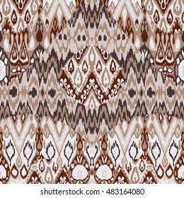 Ethnic tribal carpet, plaid pattern fabric wrapping, floor tile print, skin vintage abstract background vector, ethnic leather hand drawing pattern doodles