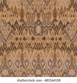 Ethnic tribal carpet, plaid pattern fabric wrapping, floor tile print, skin vintage abstract background vector, ethnic leather hand drawing pattern doodles