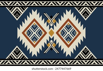 Ethnic tribal  colorful background. Seamless tribal african pattern, folk embroidery, tradition geometric  ornament. Tradition Native design for fabric, textile, print, rug, paper