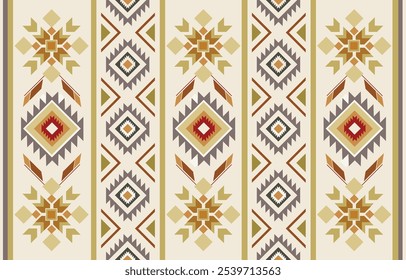 Ethnic tribal  colorful stripe  background. Seamless tribal pattern, folk embroidery, tradition geometric ornament. Traditional design for fabric, textile, print, rug, paper, flower