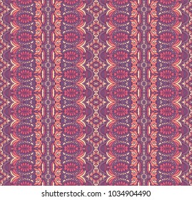 ethnic tribal festive pattern for fabric. Abstract geometric colorful seamless pattern ornamental.