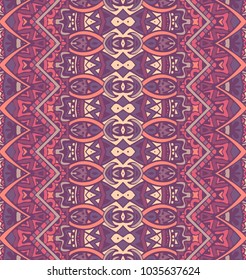 ethnic tribal festive pattern for fabric. Abstract geometric colorful seamless pattern ornamental.