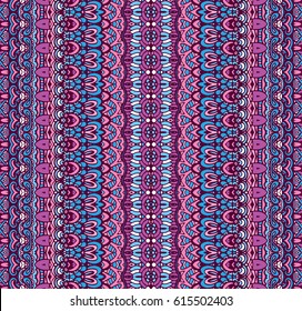 ethnic tribal festive pattern for fabric. Abstract geometric colorful seamless pattern ornamental.