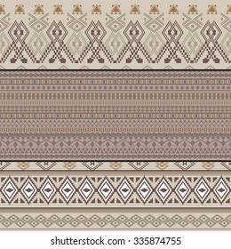 Patrón geométrico étnico tribal. Estilo Boho. Textura sin fisuras del vector
