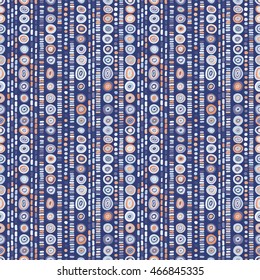 Ethnic, tribal, geometric seamless pattern.